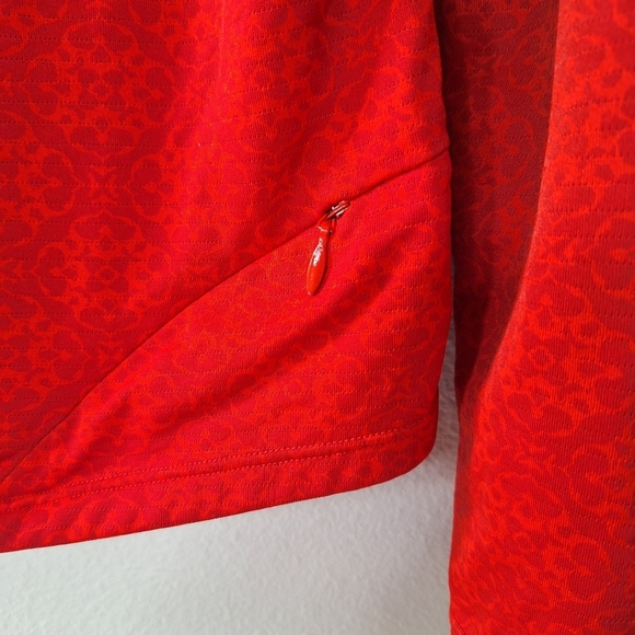 Marmot Womens Lightweight Pullover Performance Hoodie AllOver Pattern Red Size S - Picture 5 of 8